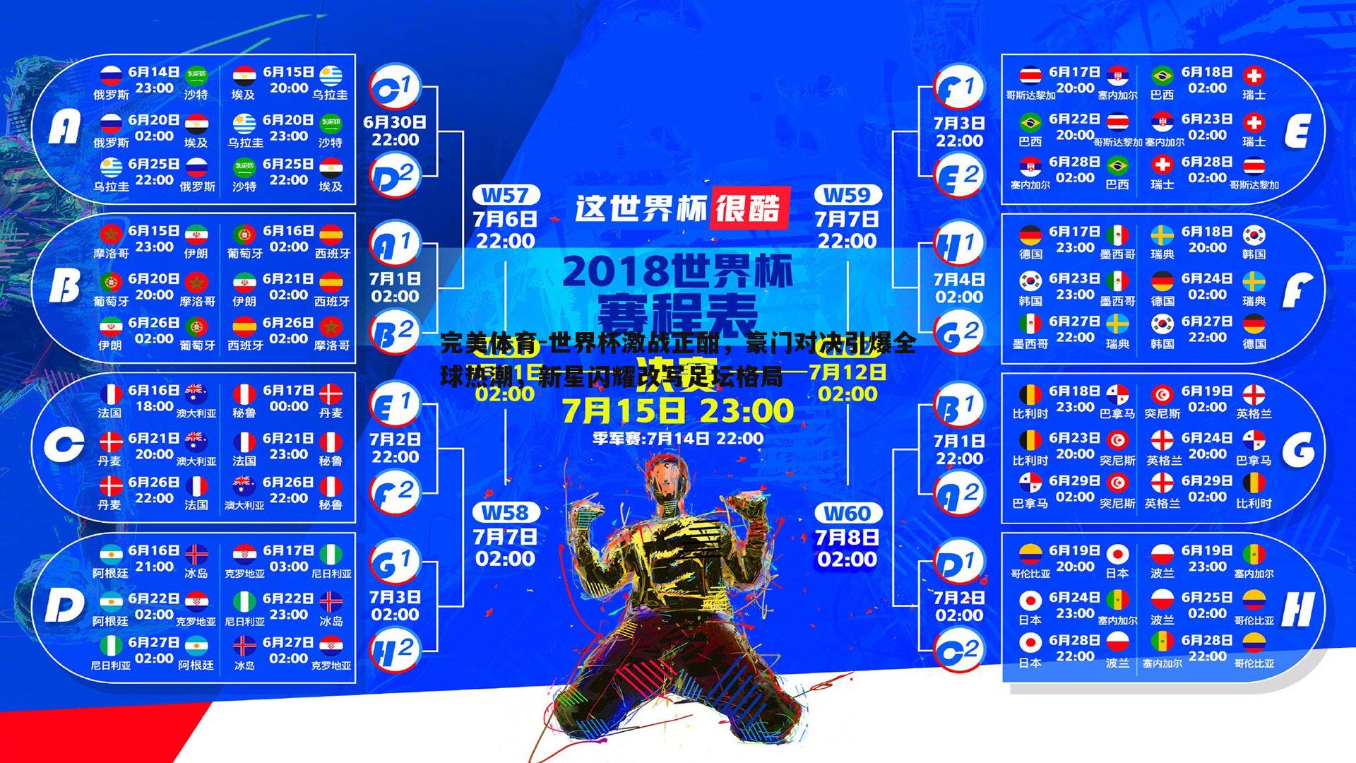 世界杯激战正酣，豪门对决引爆全球热潮，新星闪耀改写足坛格局